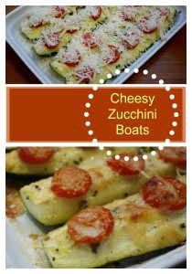 Cheesy Zucchini Boats
