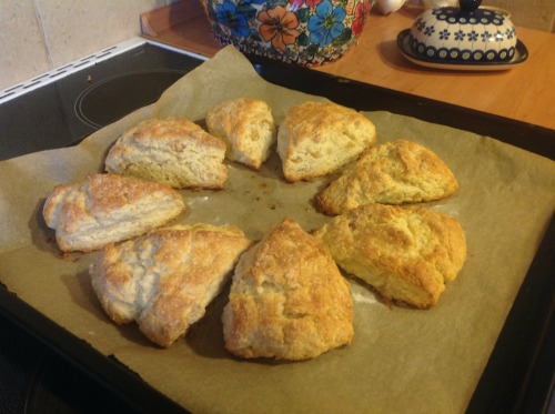 candied ginger scones