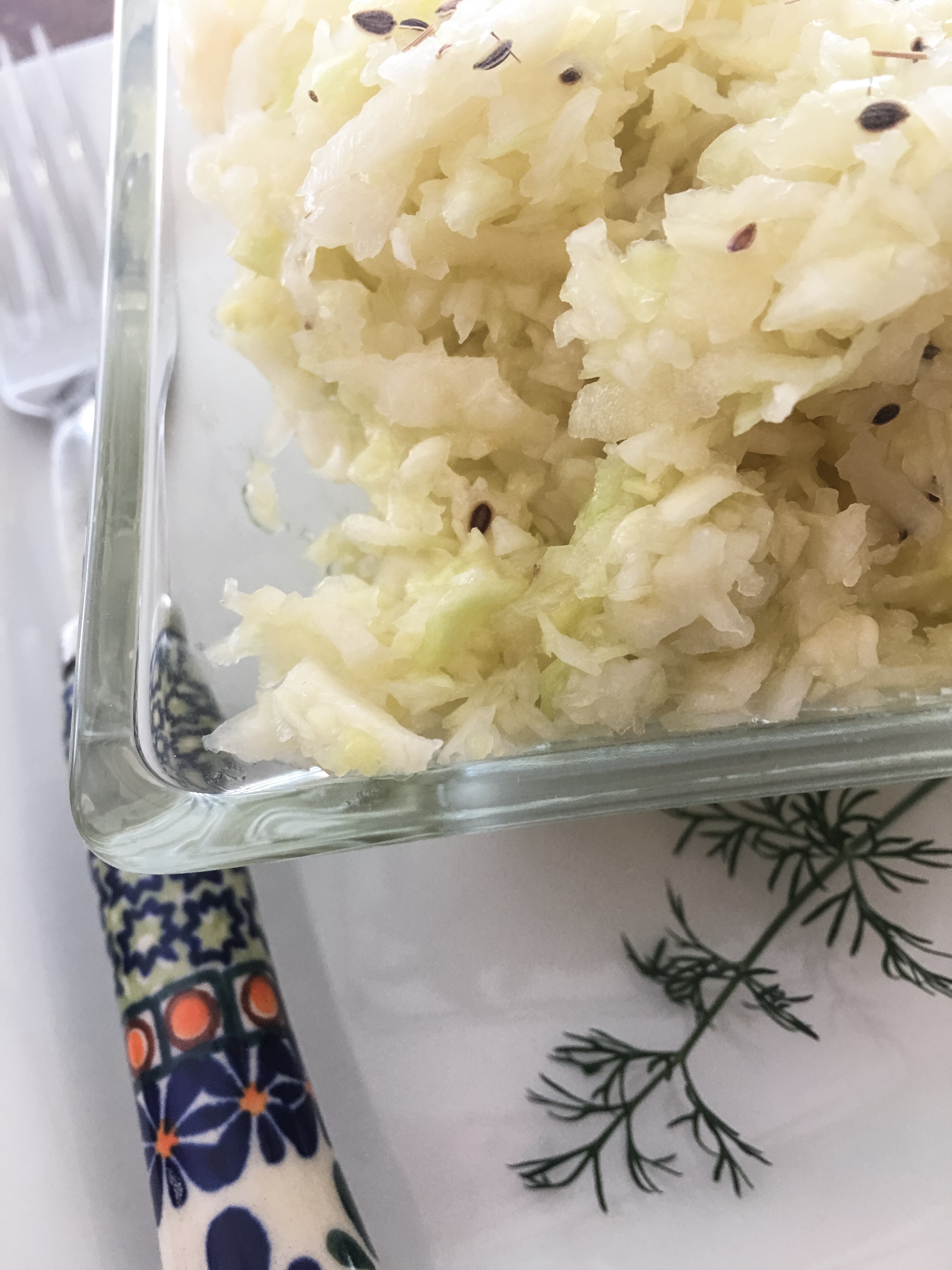 Polish cabbage salad