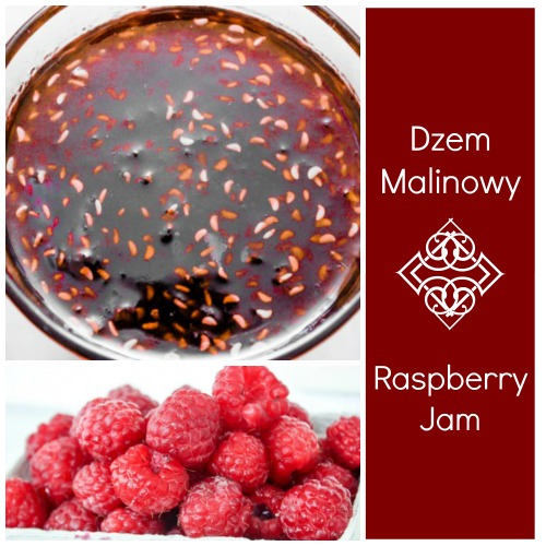 Dzem Malinowy, a delicious raspberry jam