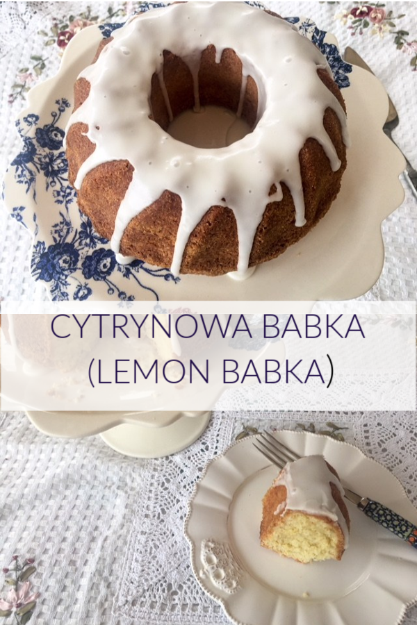 Zesty lemon taste in light cake with a crispy buttery crust! #polishhousewife #lemon #babka #cake #teacake #polishrecipe #polishcake #polishdessert
