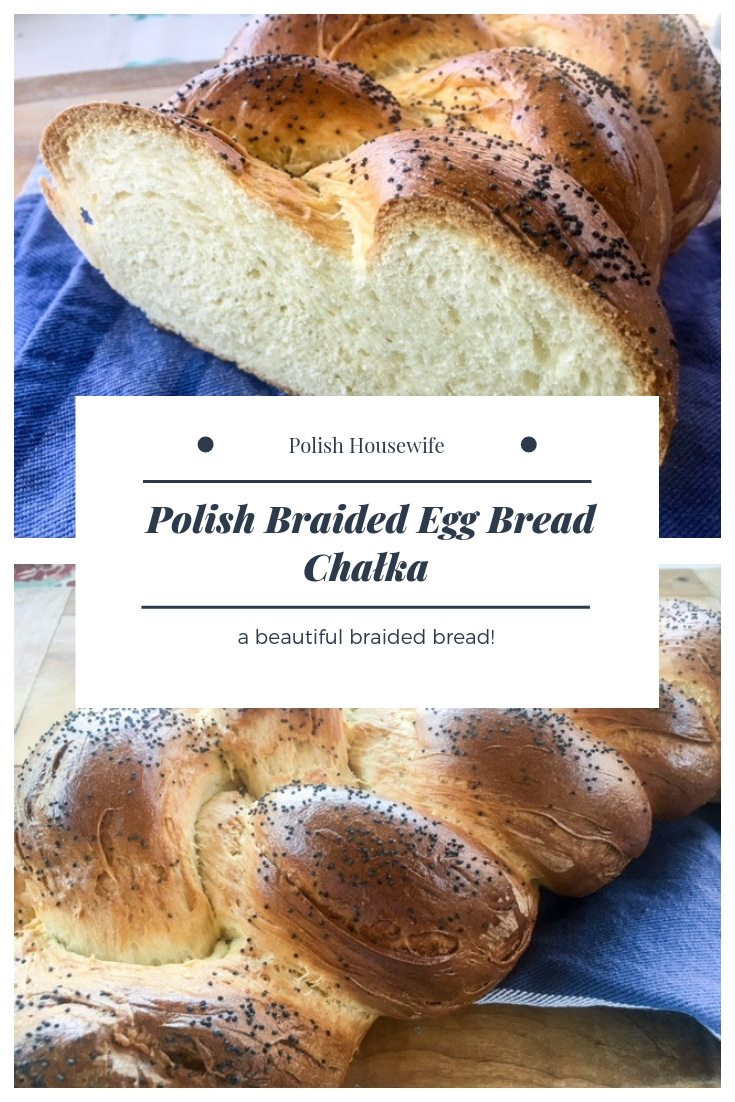 braided egg bread topped with poppy seeds