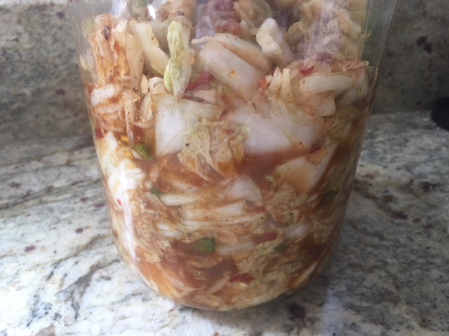 Kimchi or Spicy Korean Kapusta Kiszona