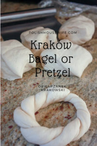 dough for making krakow pretzels